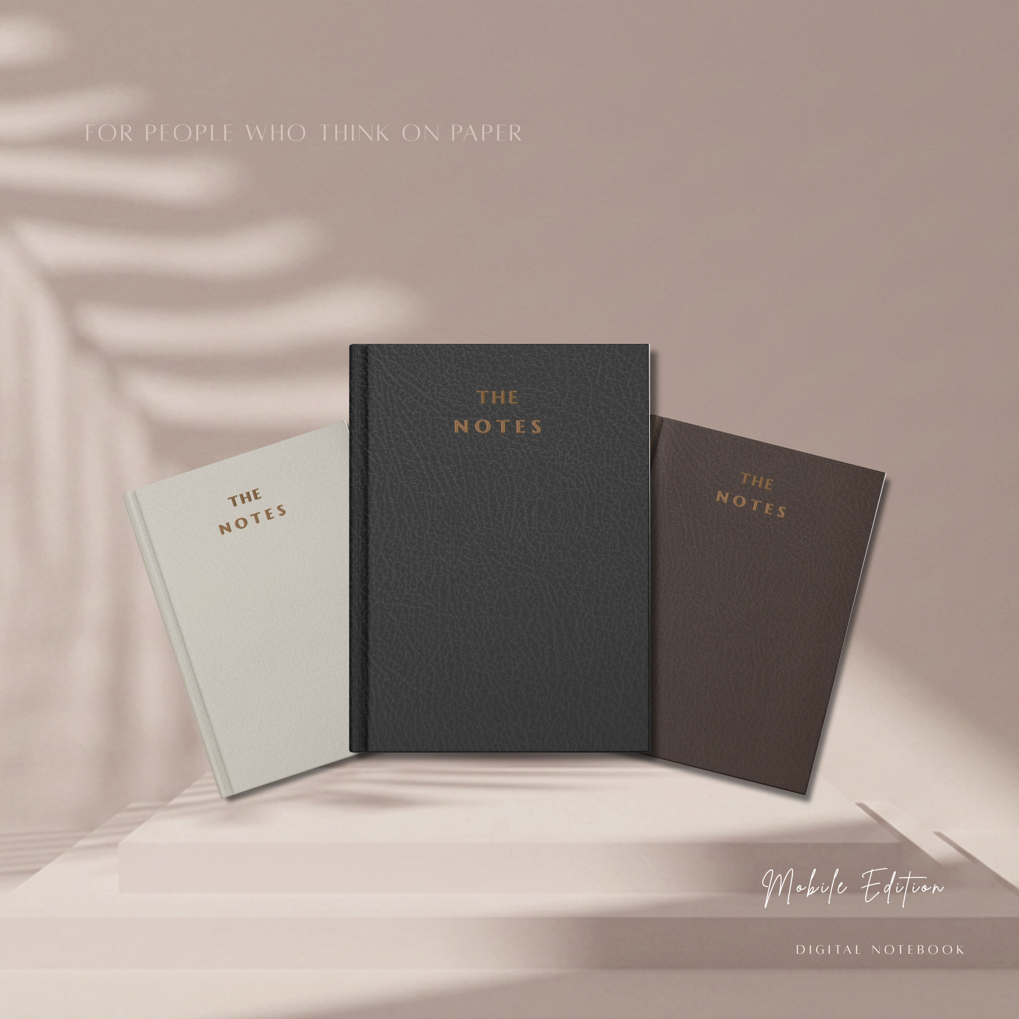 The Notes | Mobile Edition | Fine Grain Leather Collection | Birch