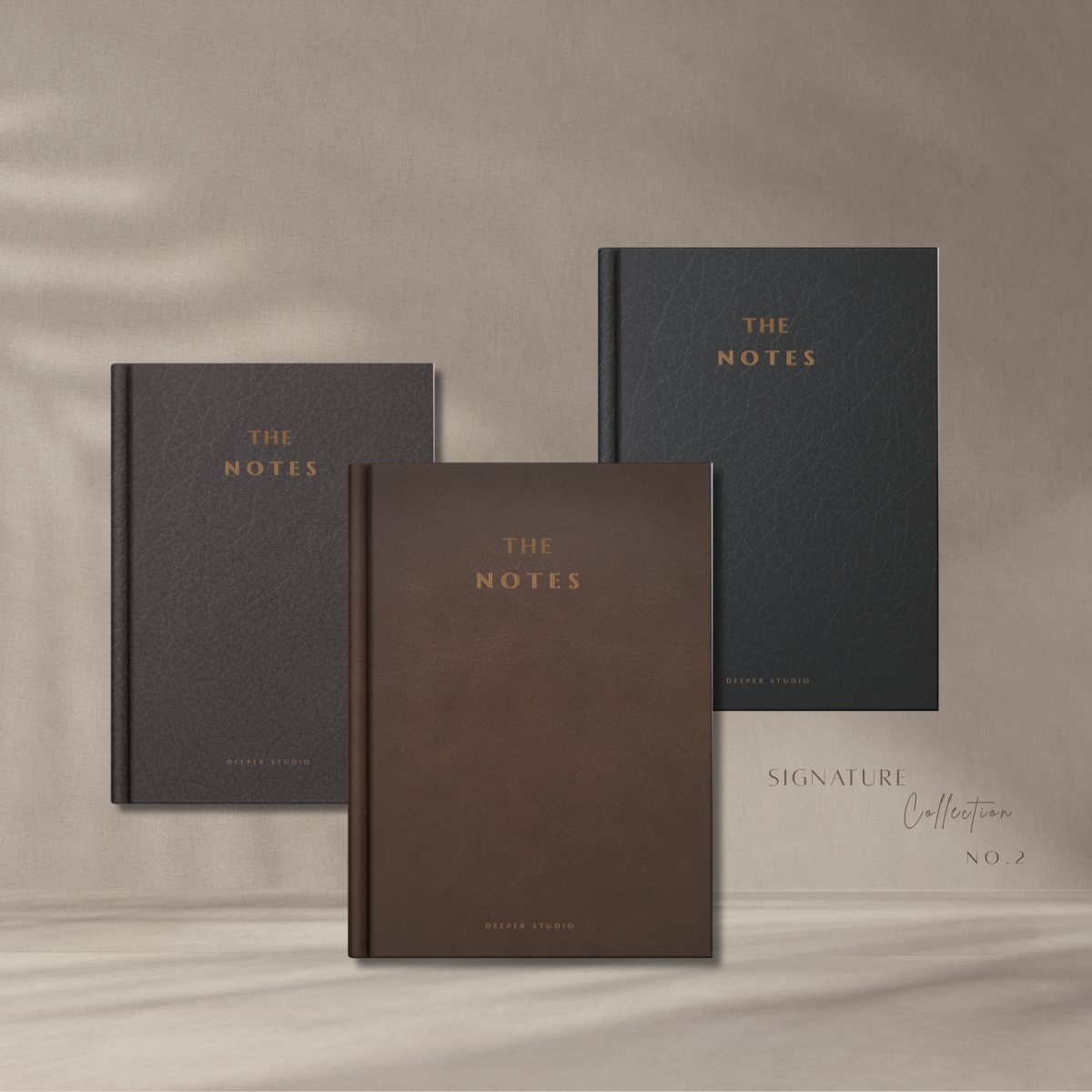 The Notes | Signature Collection - No.2  | Graphite (Gold Hardware)