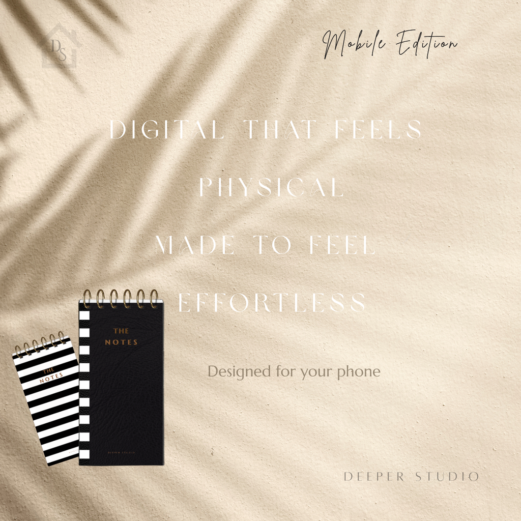 The Notes | The Stripe Edition — Gold Spiral | Mobile | Full Collection
