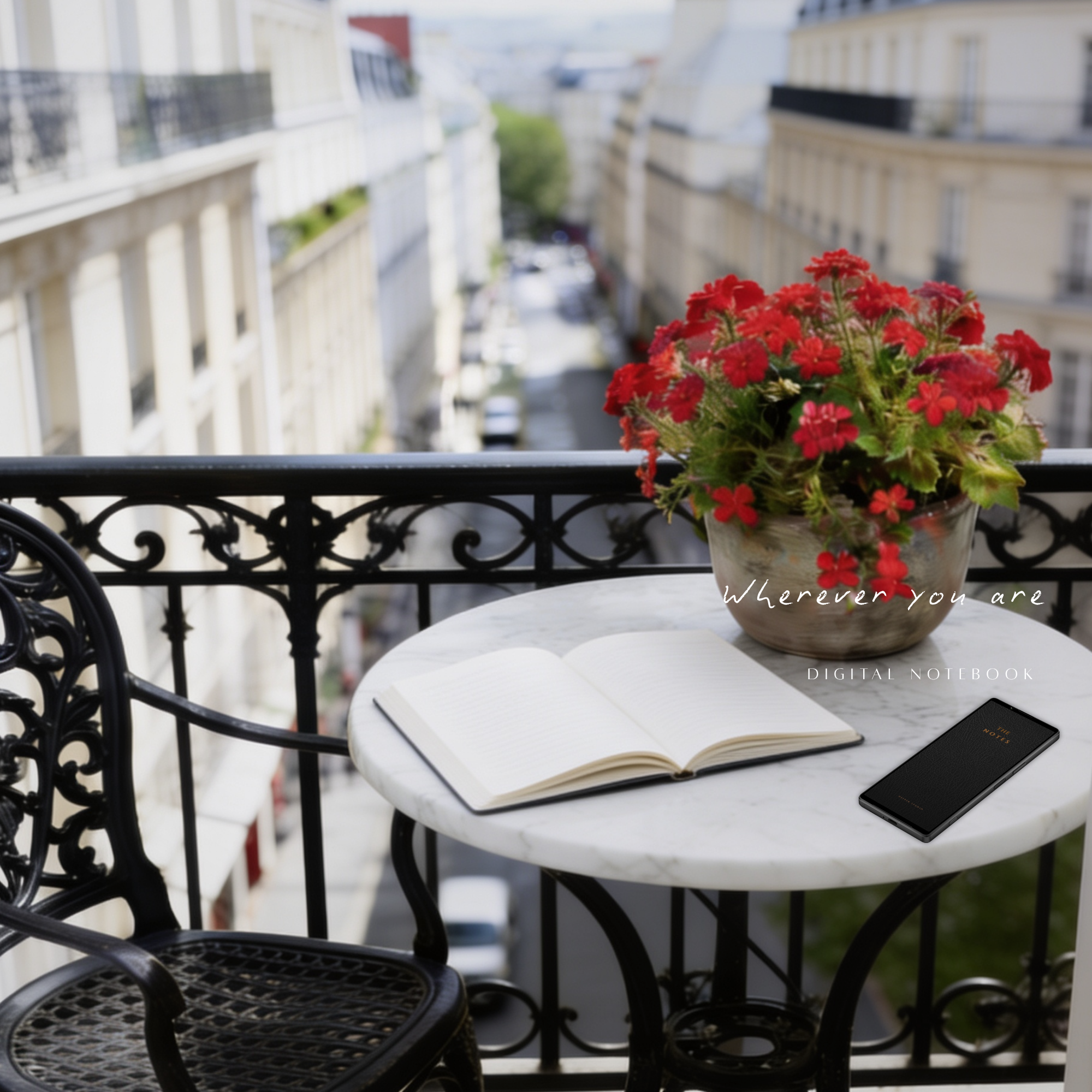 The Notes | Mobile Edition | Fine Grain Leather Collection | Birch