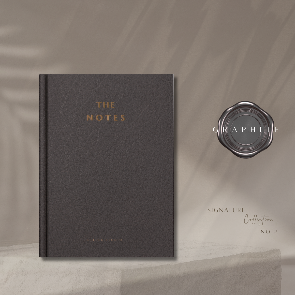 The Notes | Signature Collection - No.2  | Graphite (Gold Hardware)