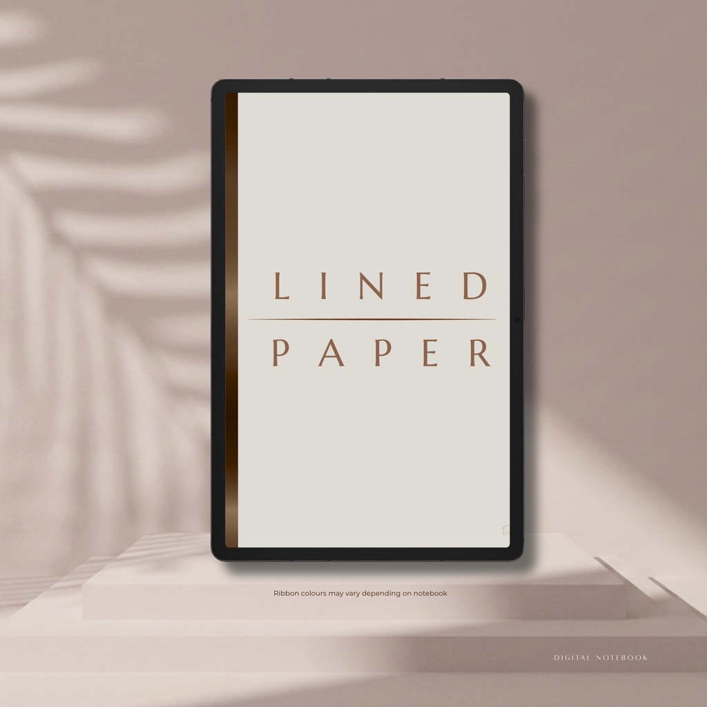 Ochre Digital Notebook – Essentials EditionOchre digital notebook showing 100 digital pages for notes study and planning