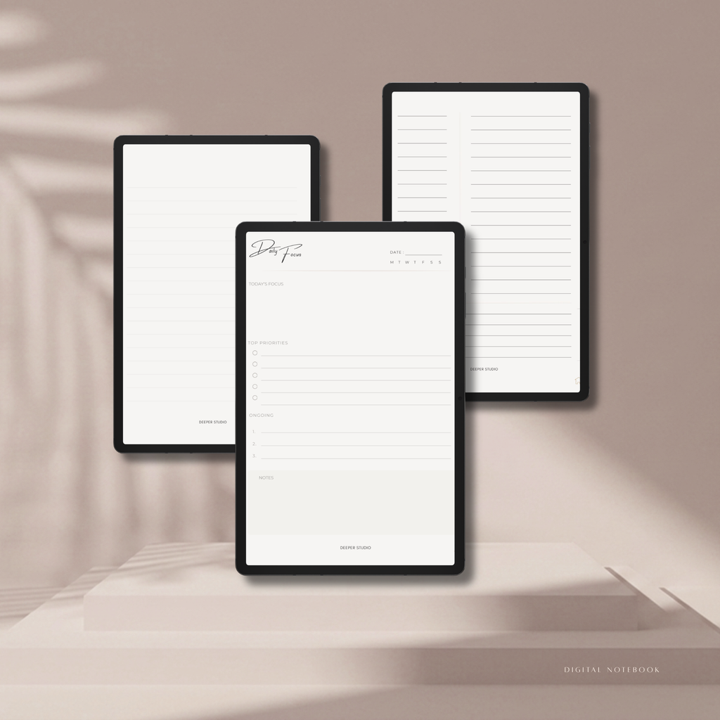 Digital Notebook Set – The Essentials