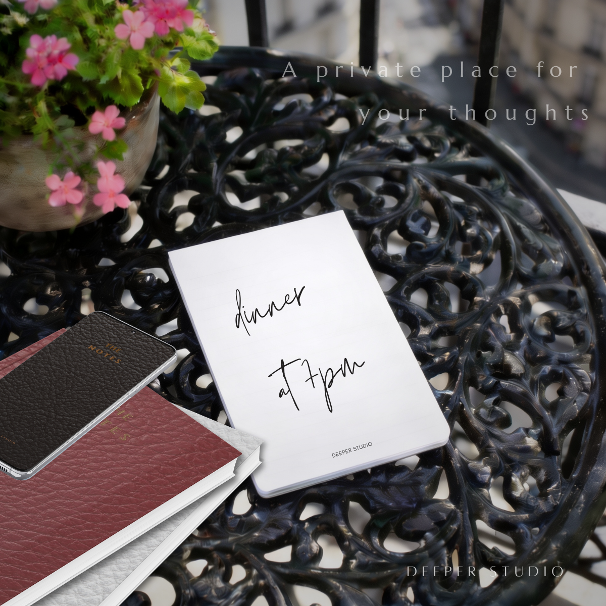 The Notes - Mobile Edition | Dark Charcoal | Digital Notebook
