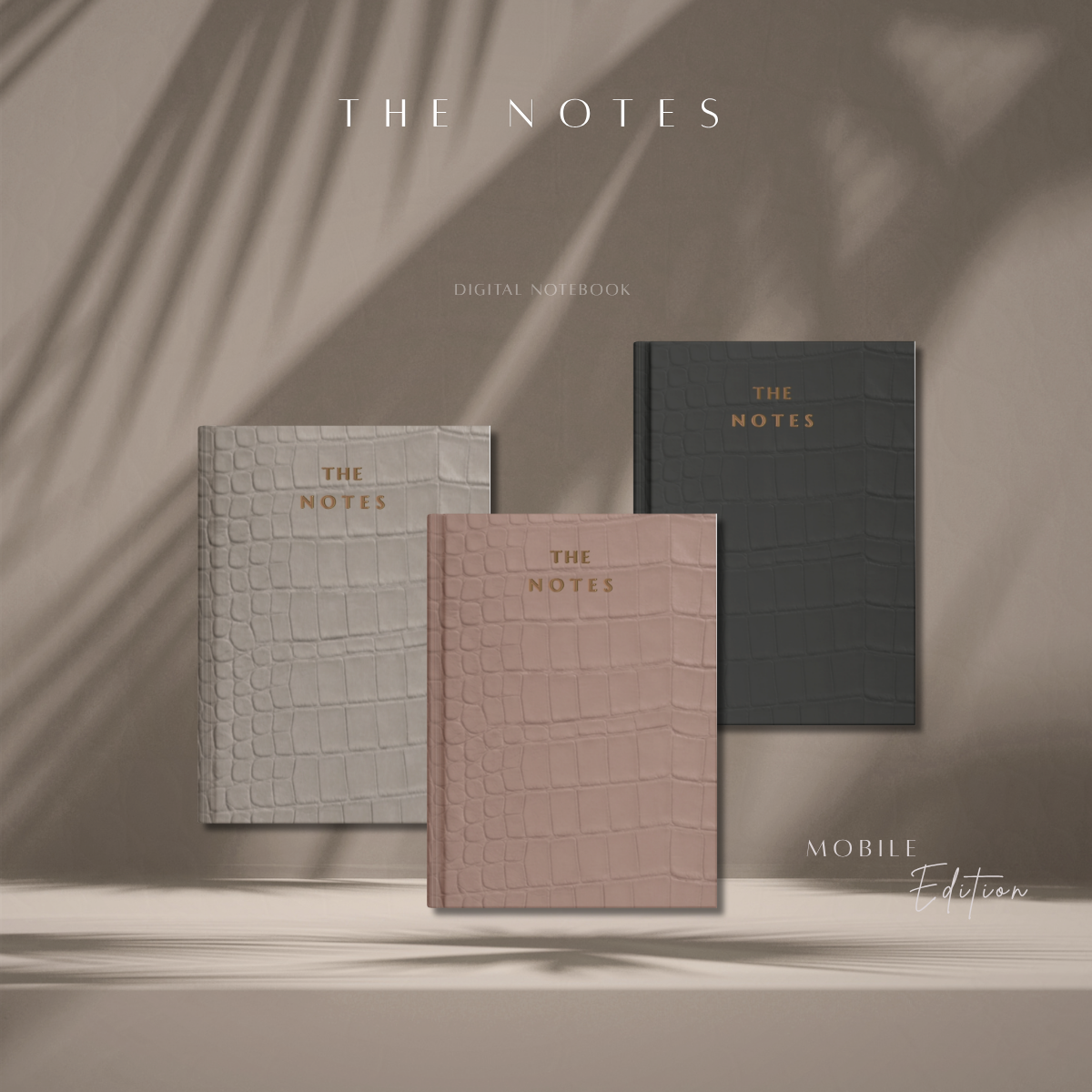 The Notes | Mobile Edition | Croc Collection | Noir