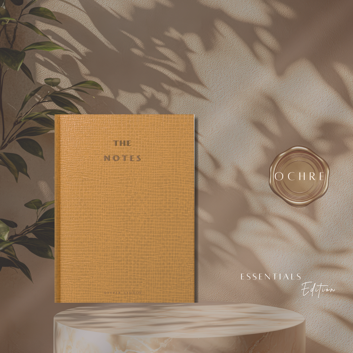 Ochre Digital Notebook – Essentials EditionOchre digital notebook showing 100 digital pages for notes study and planning