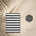 The Notes - The Stripe Edition | Black & White | Digital Notebook | Tablet | Limited Edition