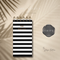 The Notes - The Stripe Edition — Gold Spiral Edition | Black & White | Limited Edition