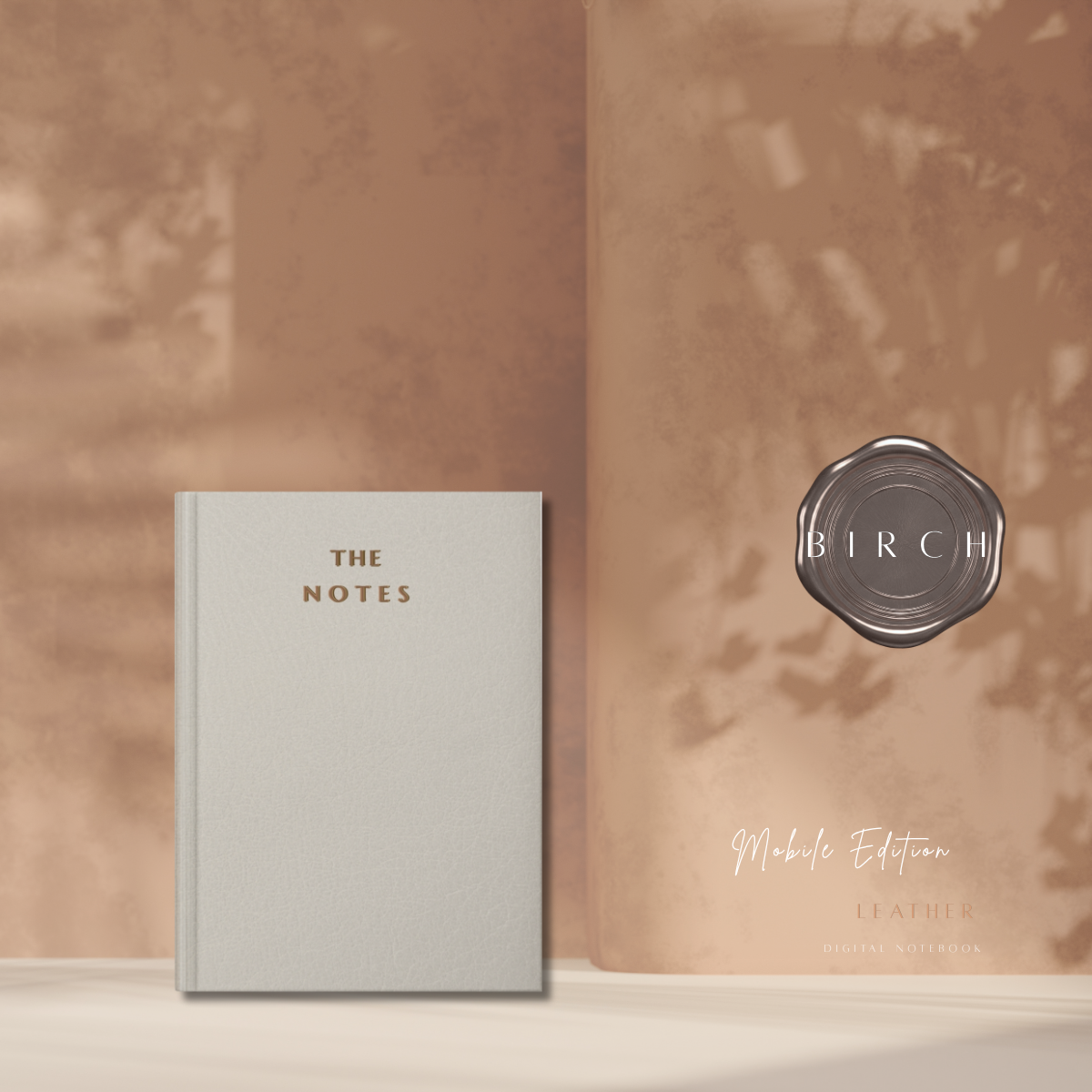 The Notes | Mobile Edition | Fine Grain Leather Collection | Birch
