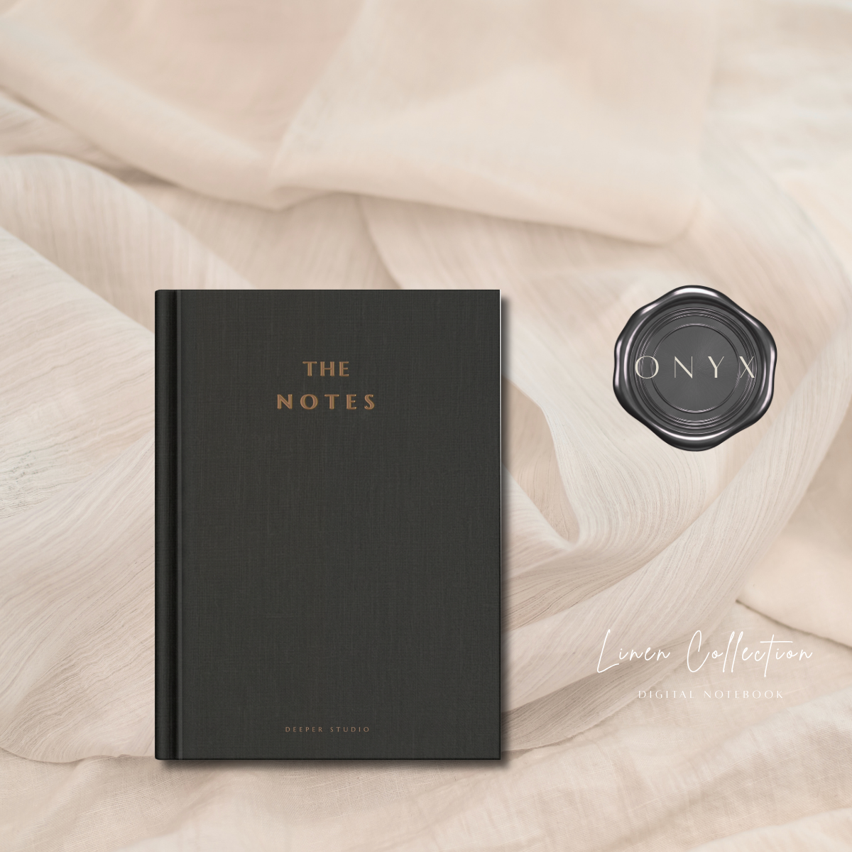 The Notes | Essentials Edition | Linen Collection | Onyx