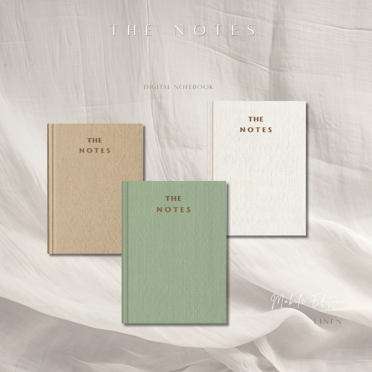 The Notes | Mobile Edition | Linen Collection | Pistachio