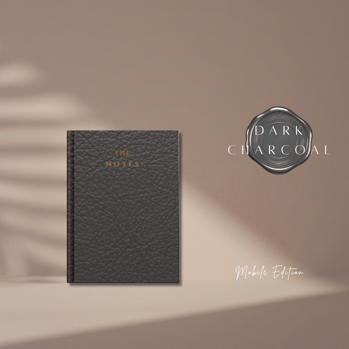 The Notes - Mobile Edition | Dark Charcoal | Digital Notebook