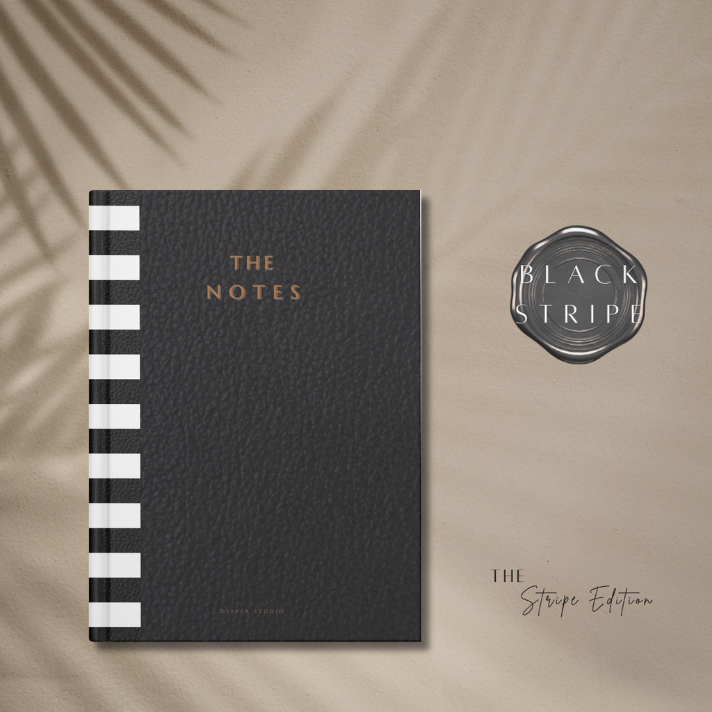 The Notes - The Stripe Edition | Black | Digital Notebook | Tablet | Limited Edition