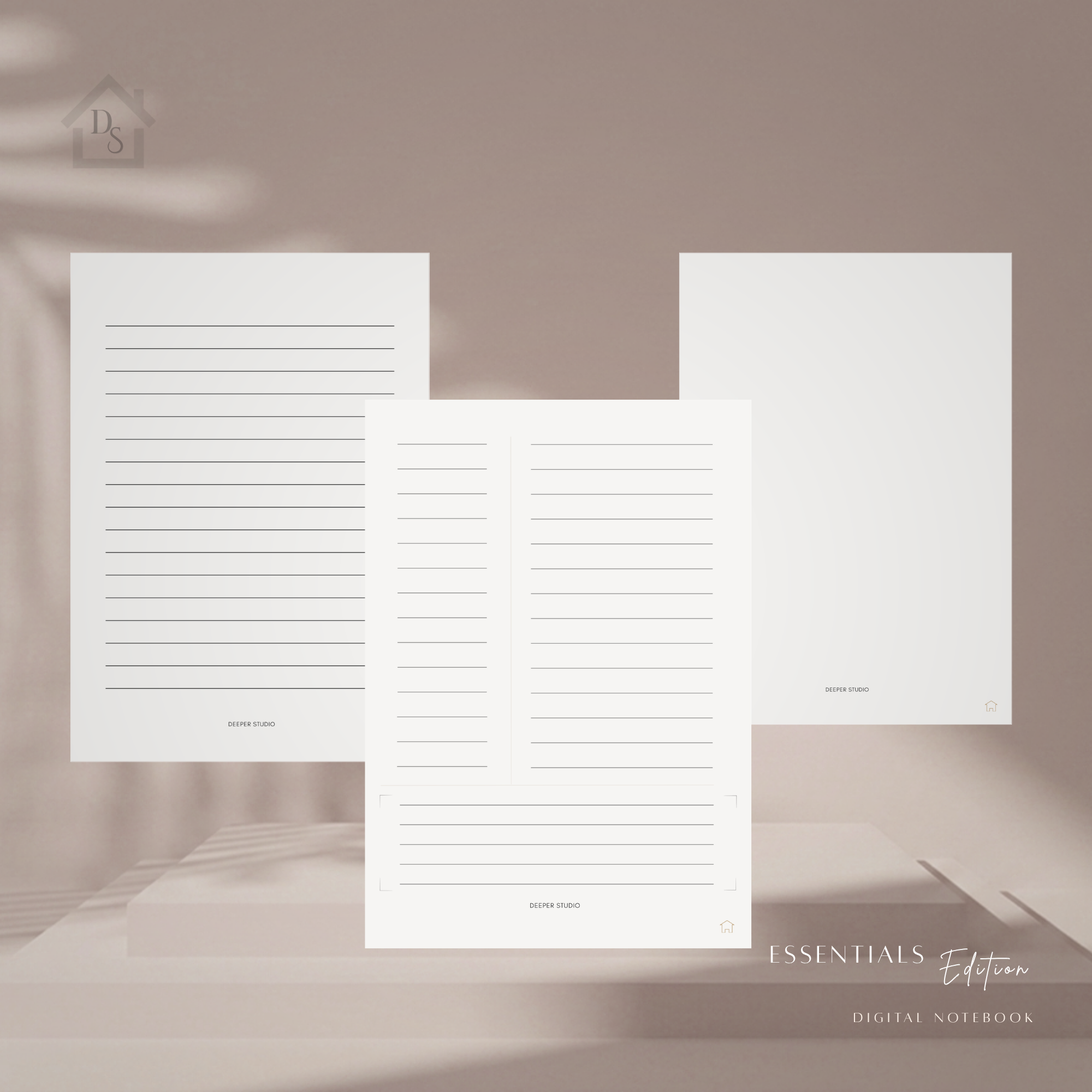 The Notes | Essentials Edition | Linen Collection | Chalk