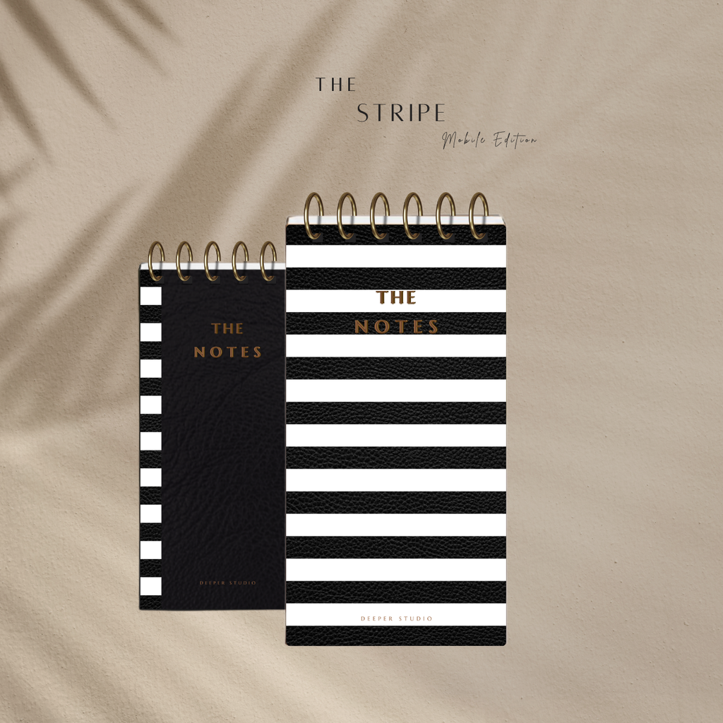 The Notes | The Stripe Edition — Gold Spiral | Mobile | Full Collection