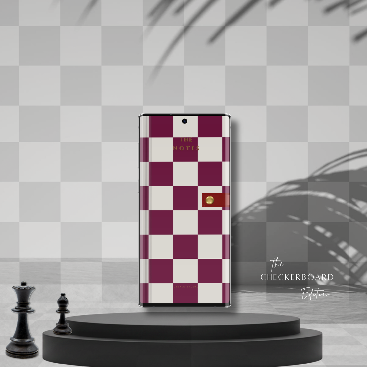 Plum and Cream Mobile Digital Notebook
