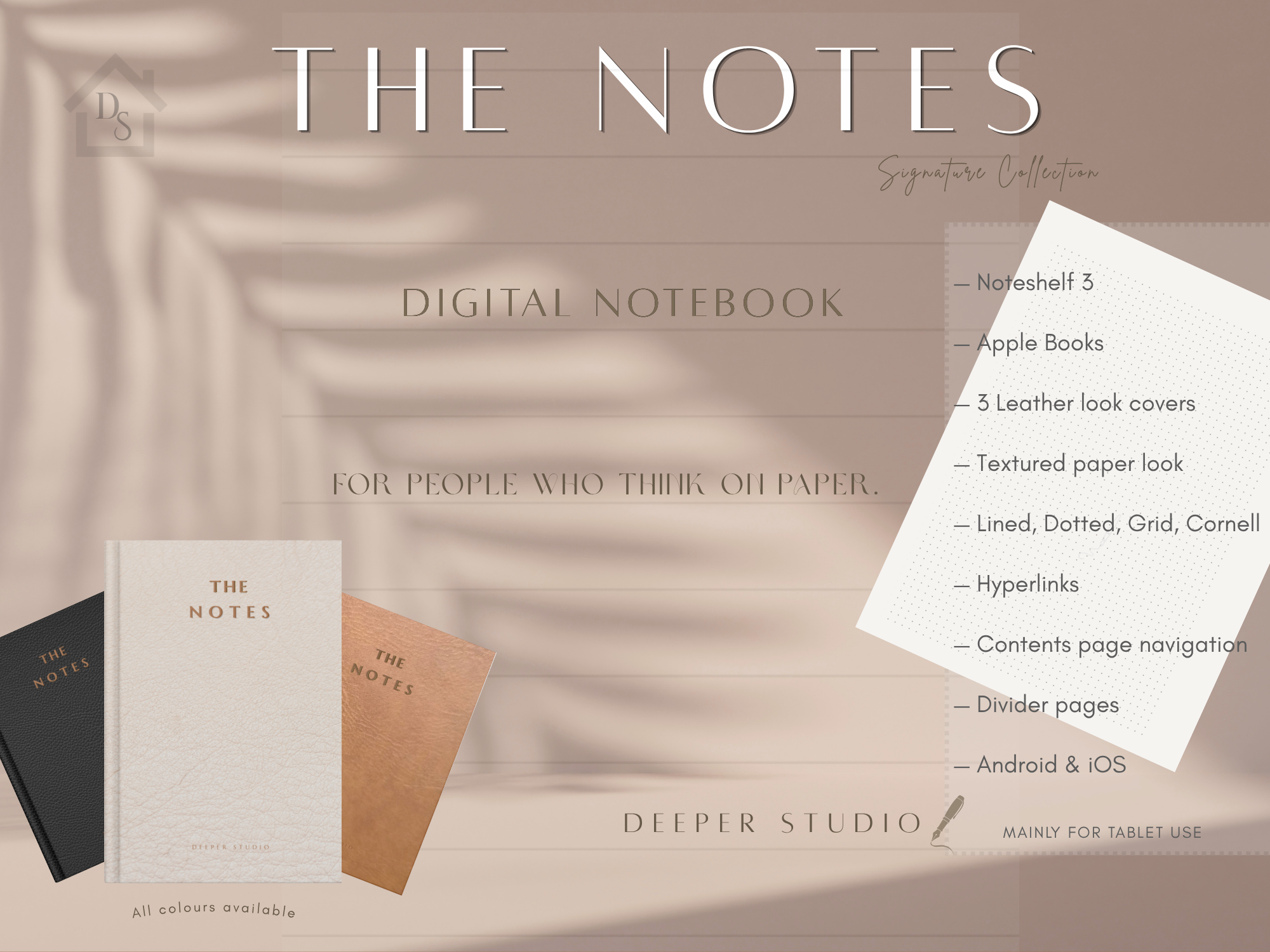 The Notes - Signature Collection Vol. I | Cream Cover | Digital