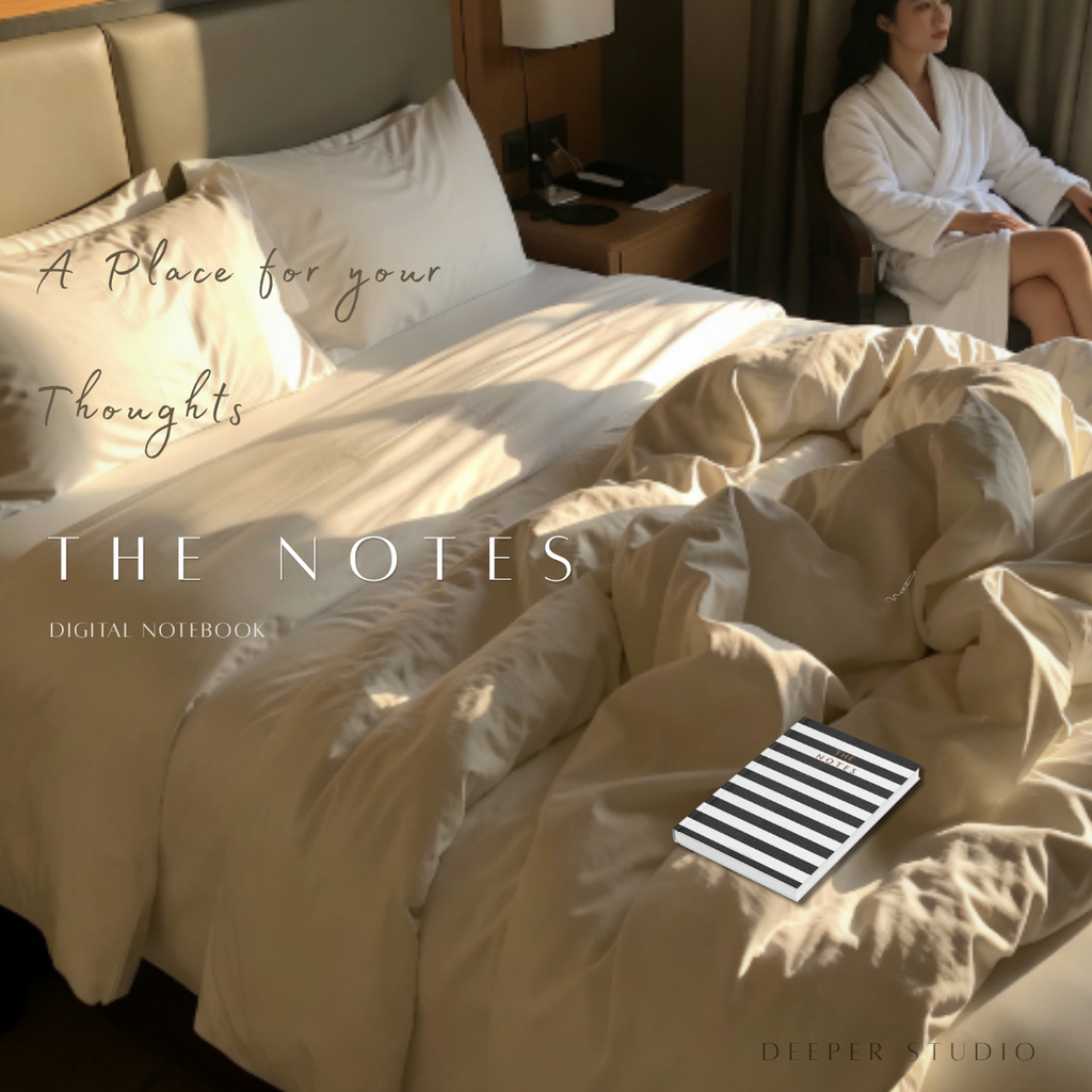 The Notes - The Stripe Edition | Black | Digital Notebook | Tablet | Limited Edition