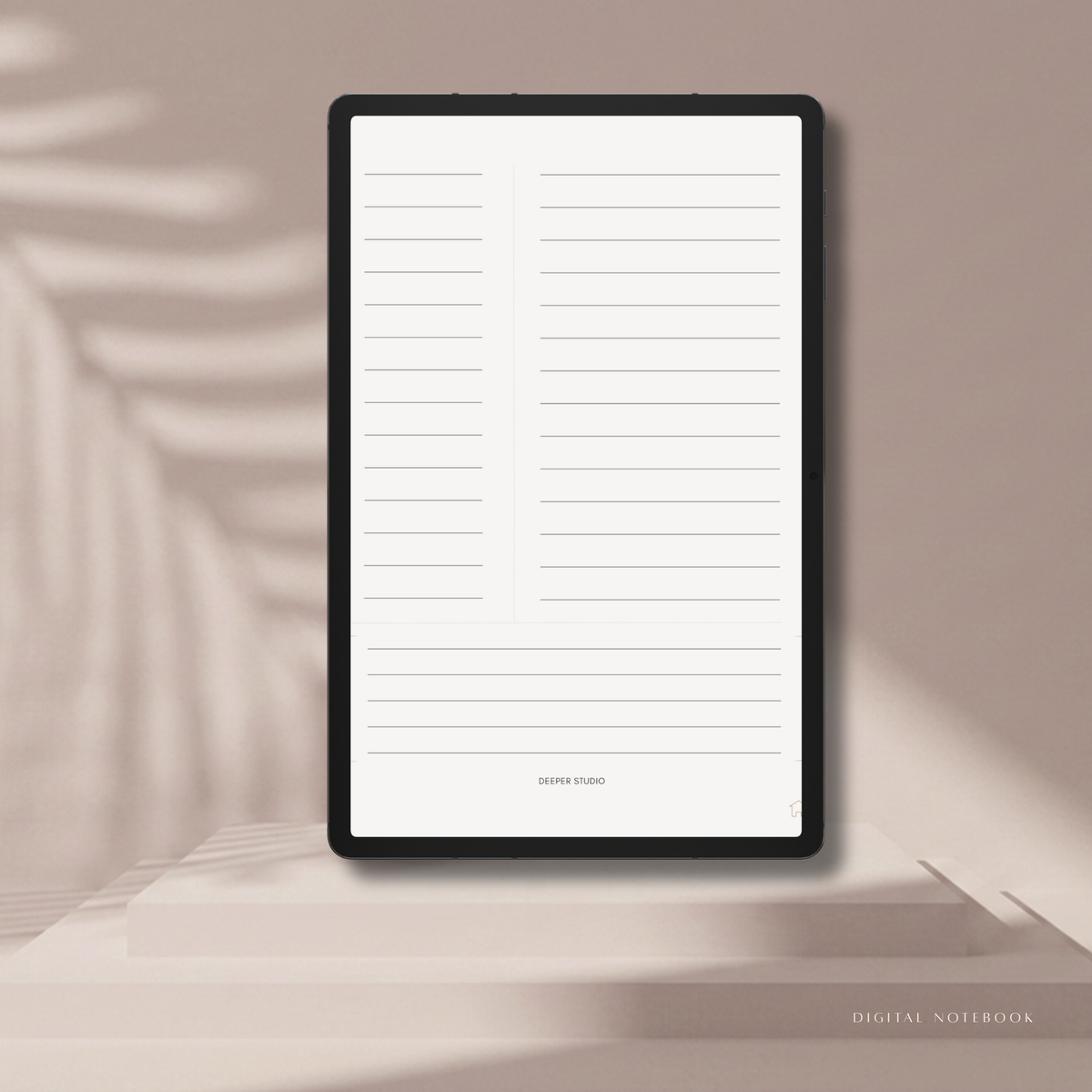 Tan and Ecru Digital Notebook | The Originals