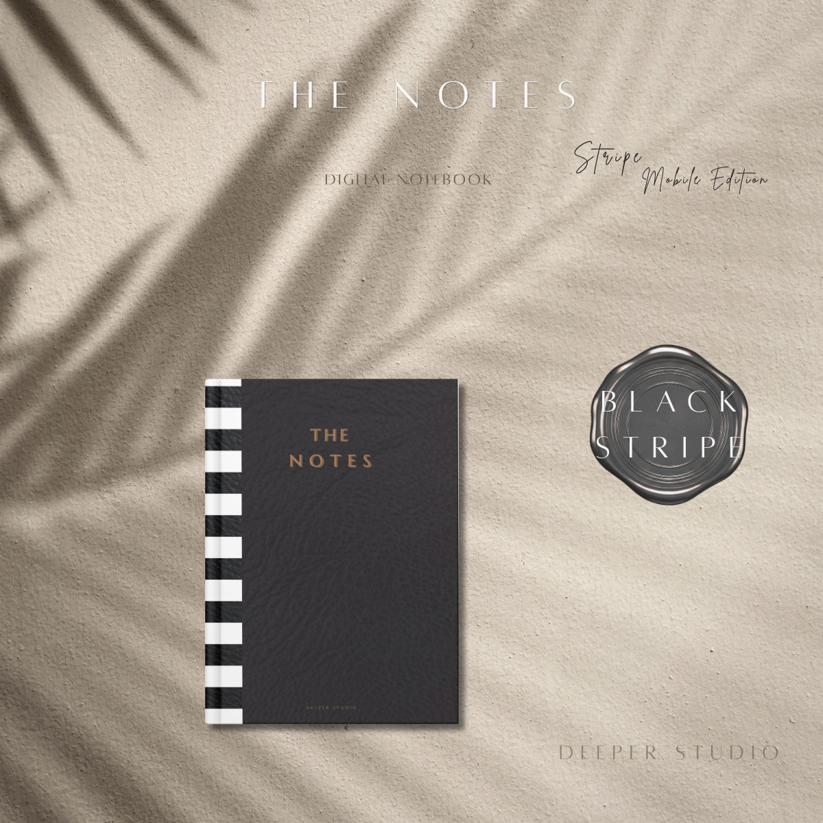 The Notes - The Stripe Edition | Mobile Bound - Black | Limited Edition