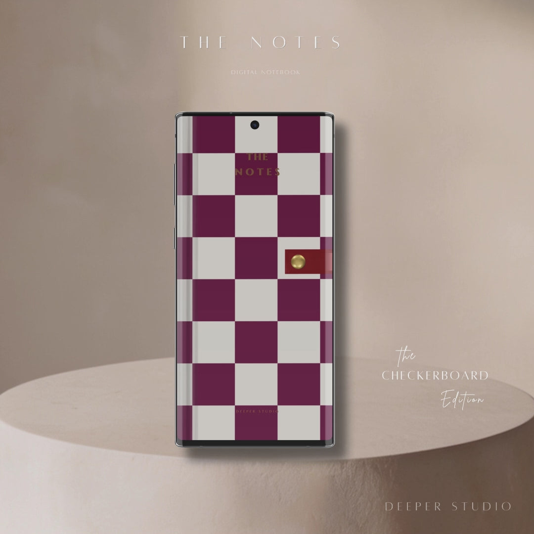 Onyx and Cream Mobile Digital Notebook
